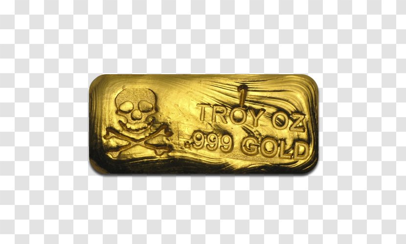 Gold Bar Ingot Rand Refinery Silver - Bullion Transparent PNG