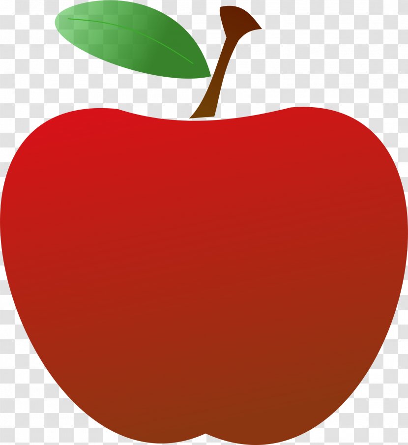 Apple Teacher Education Clip Art - Fruit - Red Transparent PNG