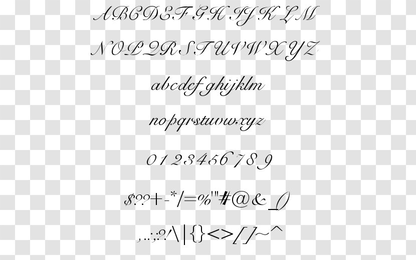 Document Handwriting Line - Black - Cursive Script Transparent PNG