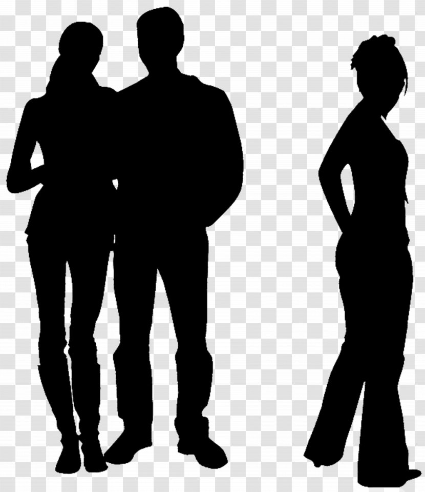 Silhouette Transparency - Gesture - Conversation Transparent PNG