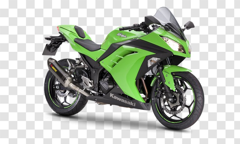 Kawasaki Ninja 300 Bajaj Auto Exhaust System Motorcycles - Automotive Exterior - Suspension Petals Transparent PNG