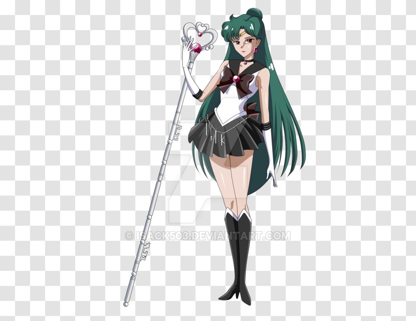 Sailor Pluto Saturn Neptune Uranus Jupiter - Silhouette - Vector Transparent PNG