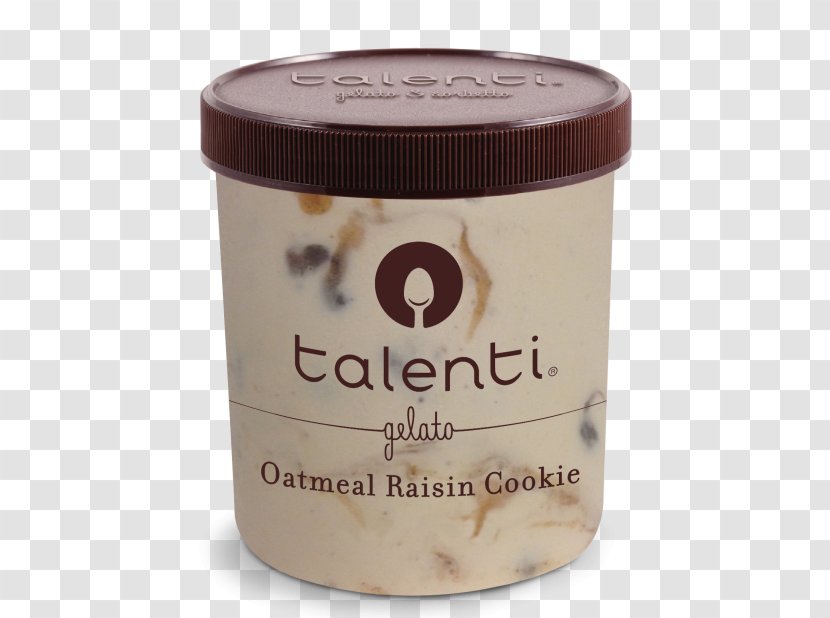 Ice Cream Gelato Flavor Talenti - Chocolate - Oatmeal Cookie Transparent PNG