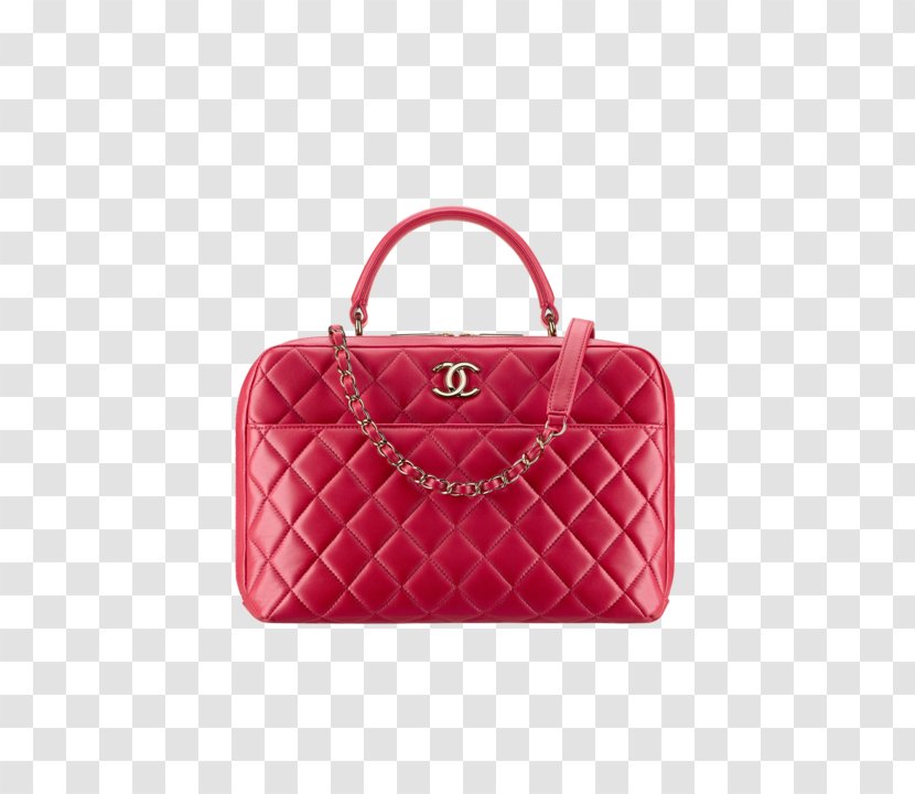 Chanel Handbag Bag Collection Fashion - Magenta - Pink Bowling Purse Transparent PNG