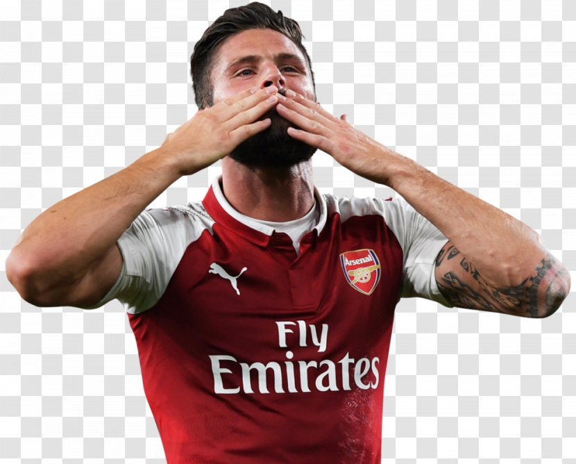 Olivier Giroud Football Player DeviantArt - Digital Data Transparent PNG