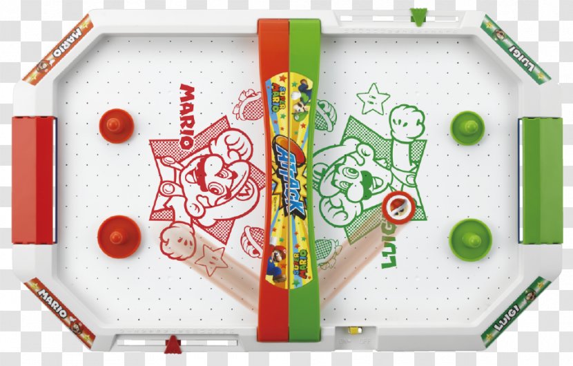 Super Mario Bros. Air Hockey Game - Play Transparent PNG