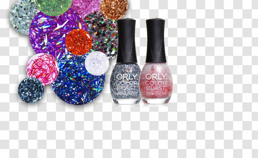 Nail Polish ORLY Color Blast Glitter - Care Transparent PNG