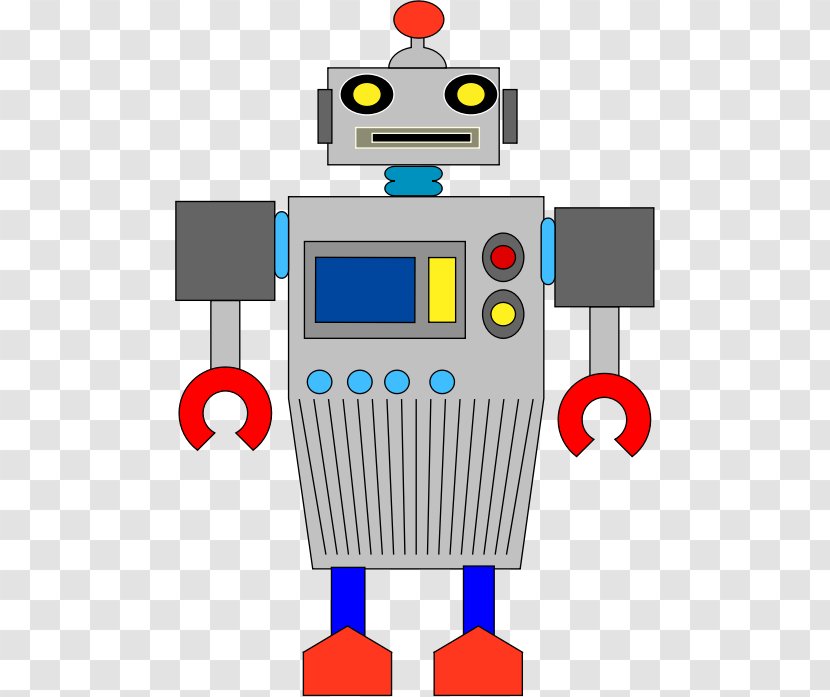 Clip Art Droide Machine Robot Openclipart - Paper - First Robotics Climbing Transparent PNG