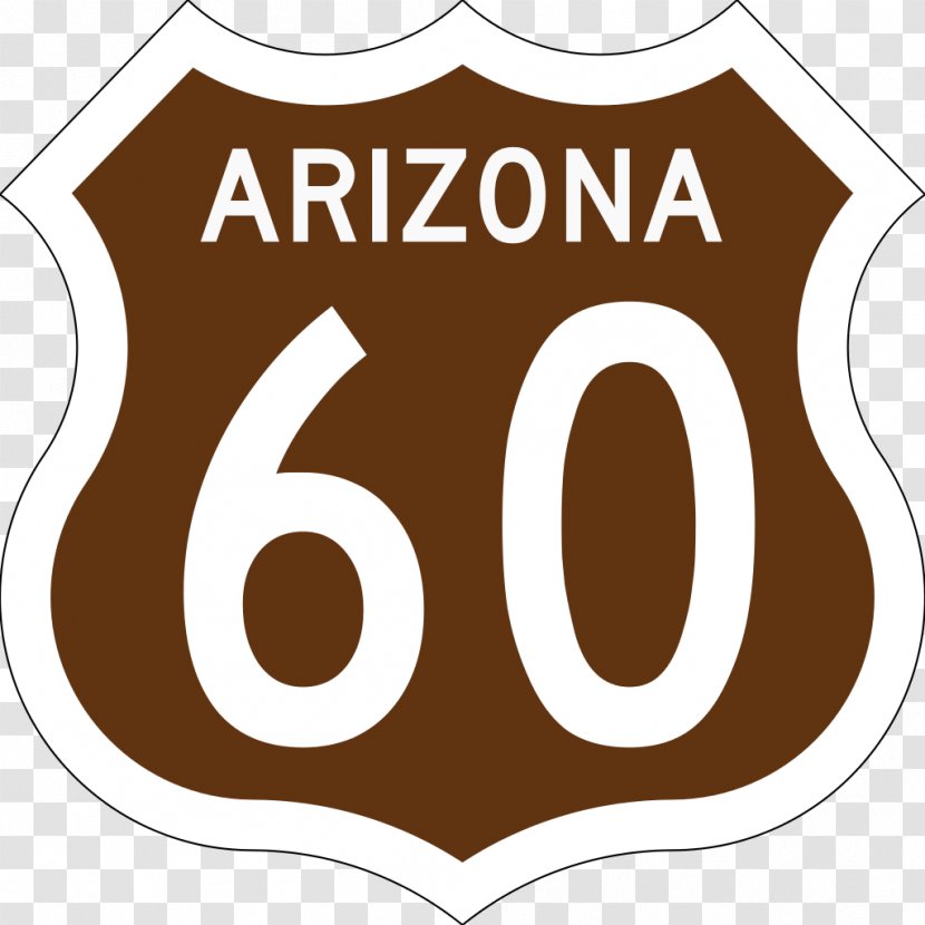 U.S. Route 66 Arizona 80 89 US Numbered Highways - Us Shield - Road Transparent PNG