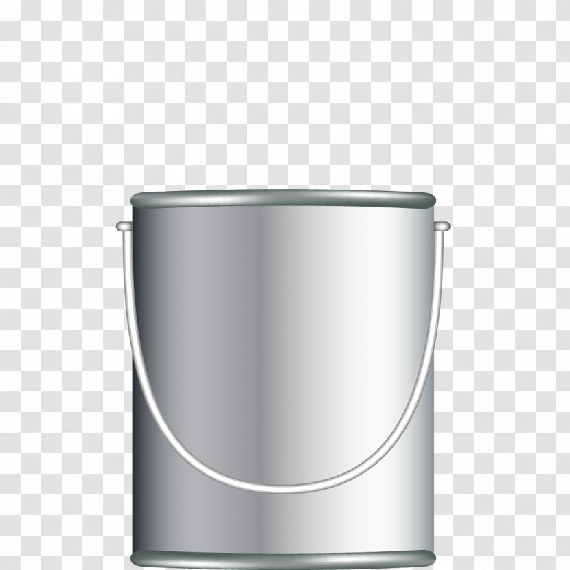 Angle Cylinder - Blank Bucket Transparent PNG