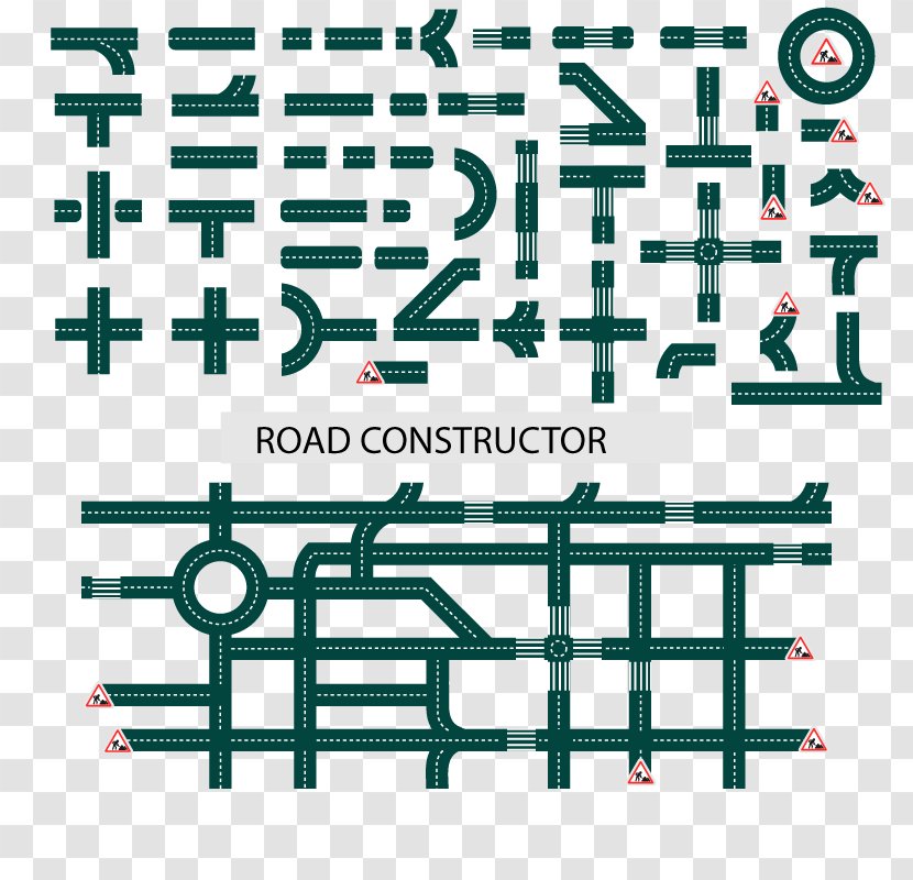 Road Download Icon - Cartoon - Vector Puzzle Transparent PNG