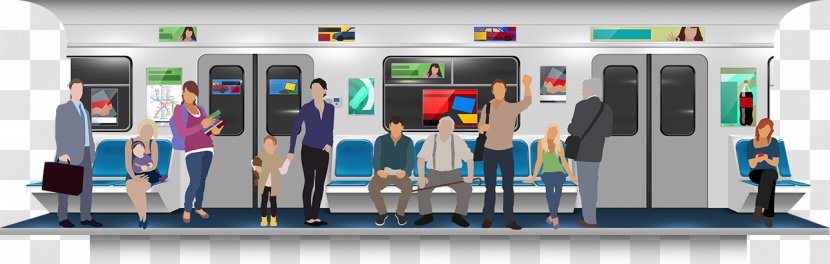 Вагон метрополитена Rapid Transit Railroad Car Advertising - Passenger Transparent PNG