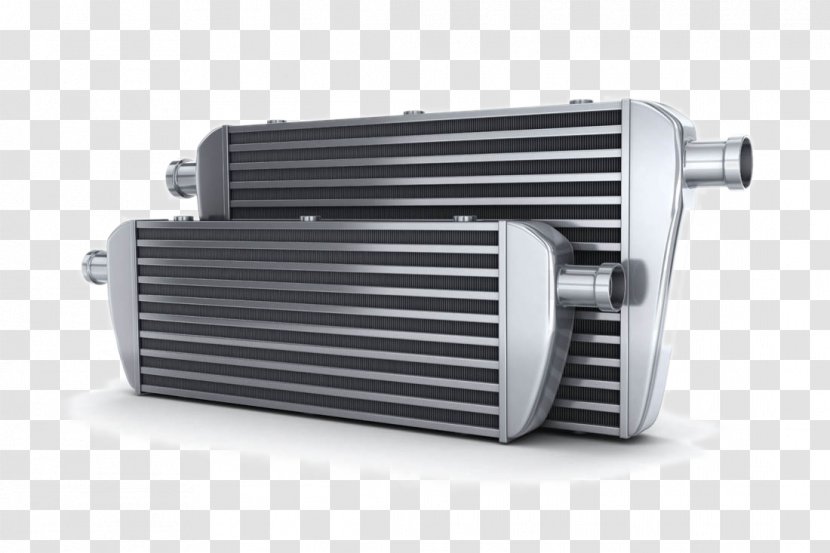Car Intercooler Radiator Turbocharger Supercharger - Automotive Engine Parts Transparent PNG