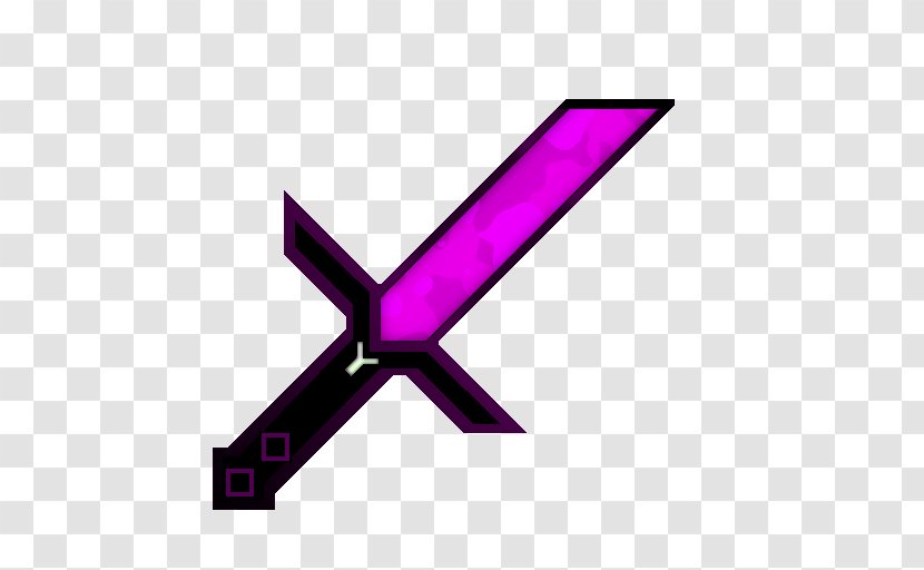 Minecraft Small Sword Player Versus - Diamond Transparent PNG