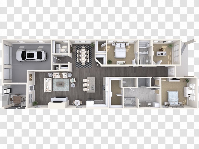 Floor Plan House Sterling Estates Of West Cobb Living Room - Elevation Transparent PNG