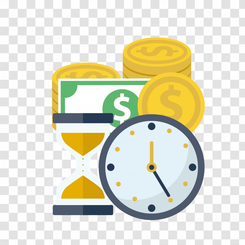 Time Value Of Money Flat Design Finance - Payment Transparent PNG