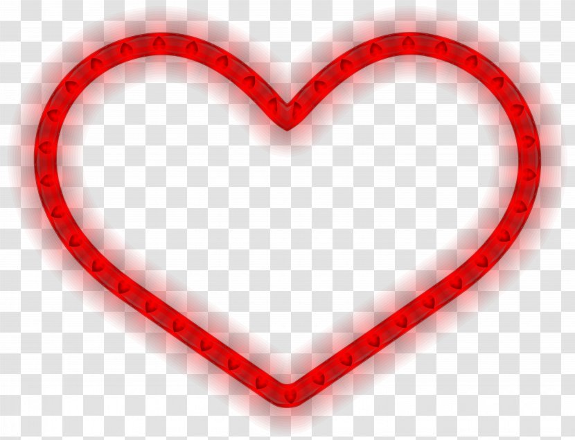 Heart Red - Cartoon - Glowing Clipart Image Transparent PNG