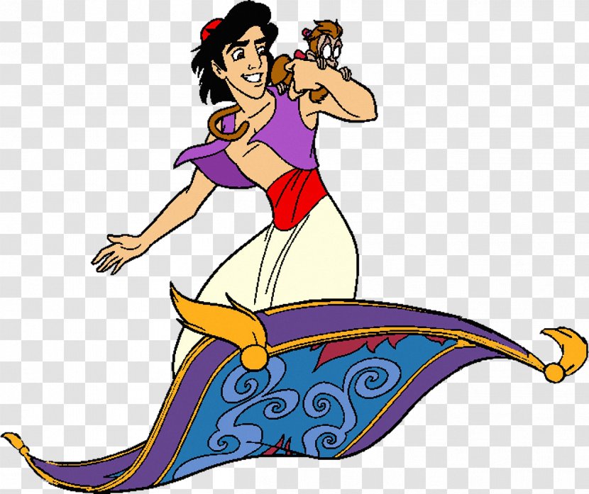 Princess Jasmine Aladdin Abu Magic Carpet Clip Art - Fictional Character Transparent PNG