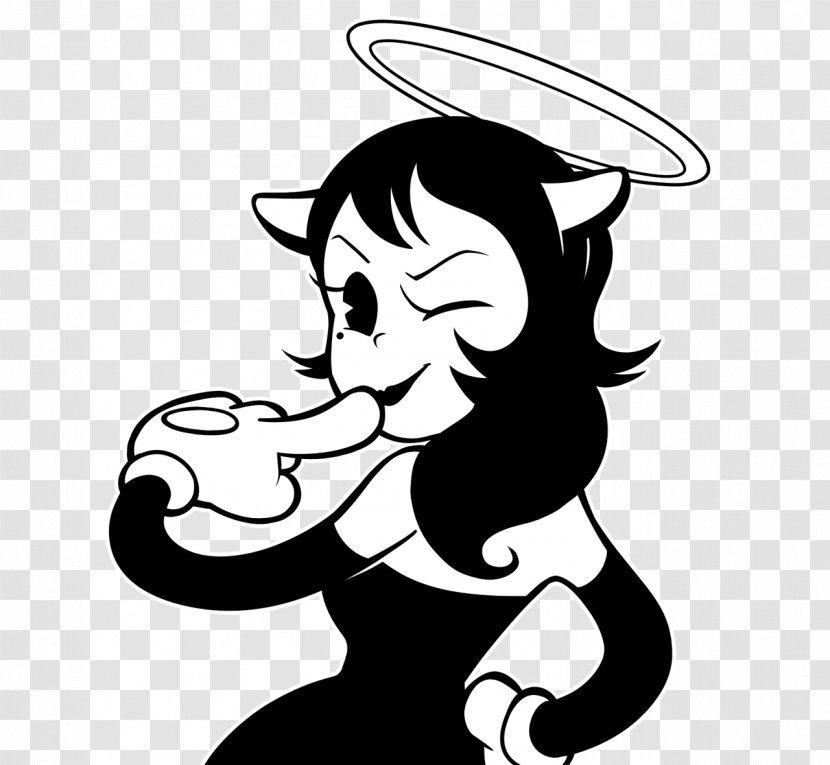 Bendy And The Ink Machine Angel Of Stage Betty Boop Video Game Five Nights At Freddy's - Cartoon - Easy Things To Draw Transparent PNG