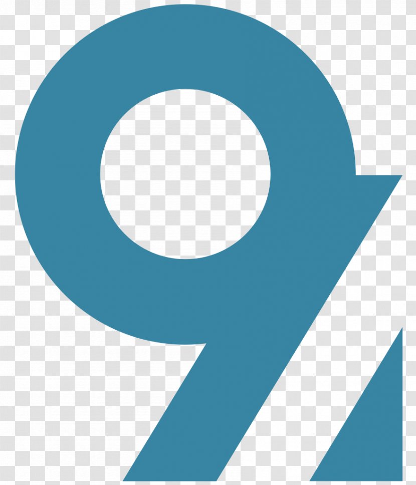 Kanal 9 Television Channel 5 Logo - Aqua Transparent PNG