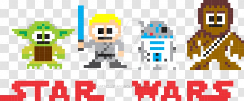 Star Wars 8-bit Drawing Game - Text - Pisa Italy Wallpaper Transparent PNG