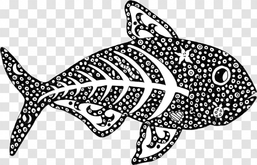 Fish Line Art Animal Figure - Paint Transparent PNG