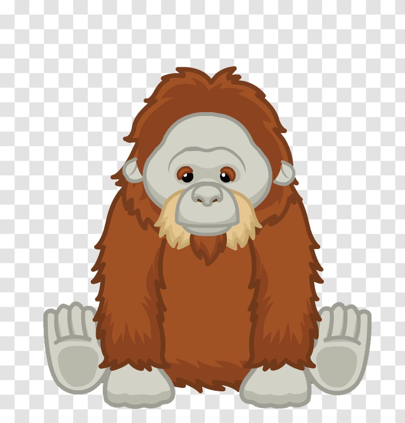 Orangutan Clip Art Ape Image Gorilla - Carnivoran Transparent PNG