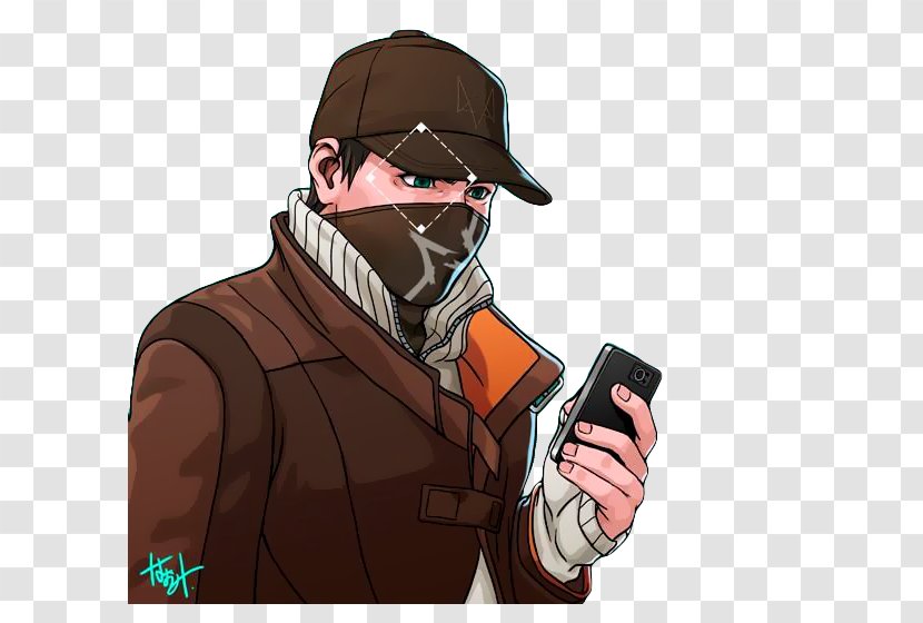 Watch Dogs 2 Drawing Aiden Pearce Video Game - Heart - Silhouette Transparent PNG