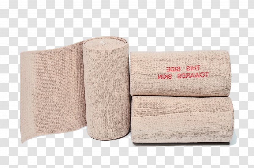 Beige Bandage Linens Textile Wool - Paint - Towel Transparent PNG