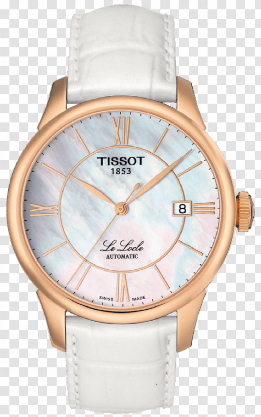 Tissot Le Locle Automatic Lady Watch Powermatic 80 - White Transparent PNG