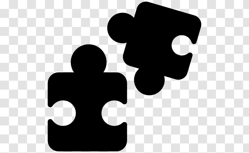 Game Clip Art - Puzzle - Black And White Transparent PNG