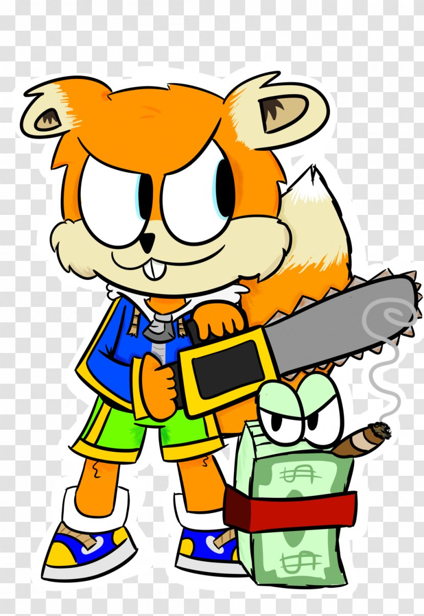 Conker's Bad Fur Day Conker: Live & Reloaded Conker The Squirrel Nintendo 64 - Plant Transparent PNG