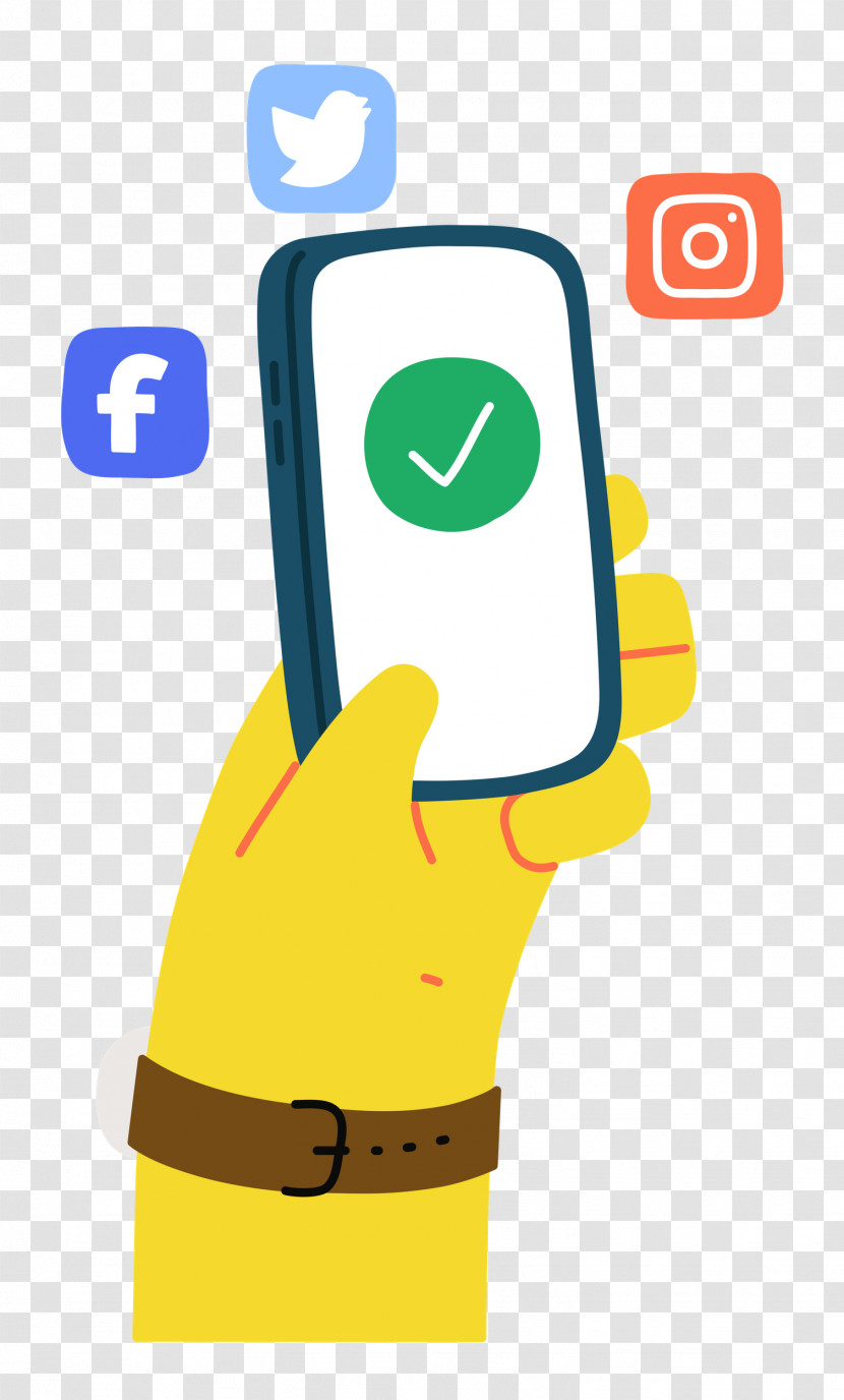 Phone Checkmark Hand Transparent PNG