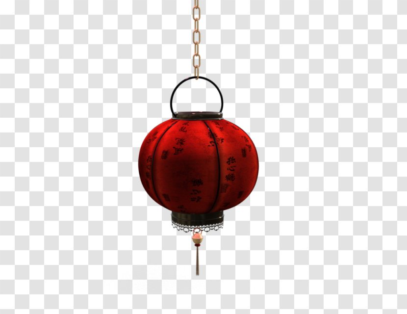 Paper Lantern Red Transparent PNG