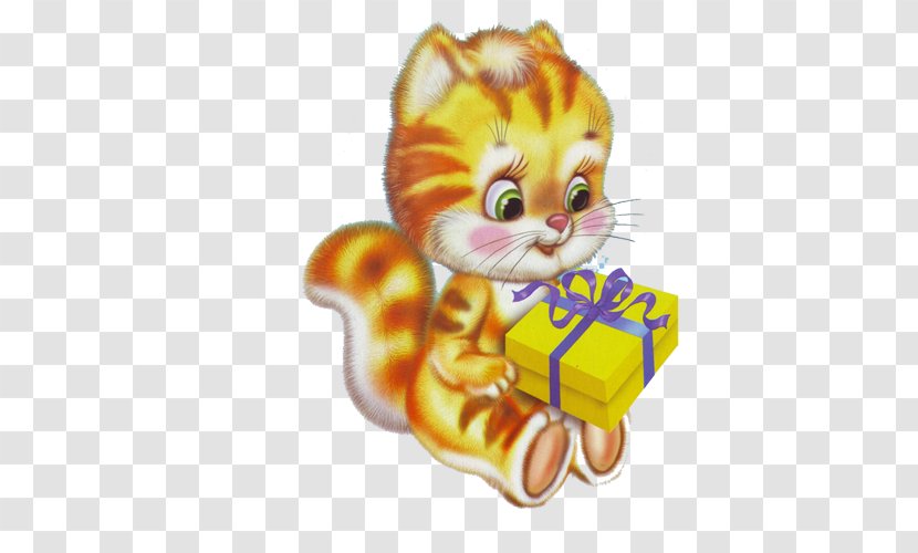 Happy Birthday To You Animation Wish Clip Art - Carnivoran - Kitten Transparent PNG