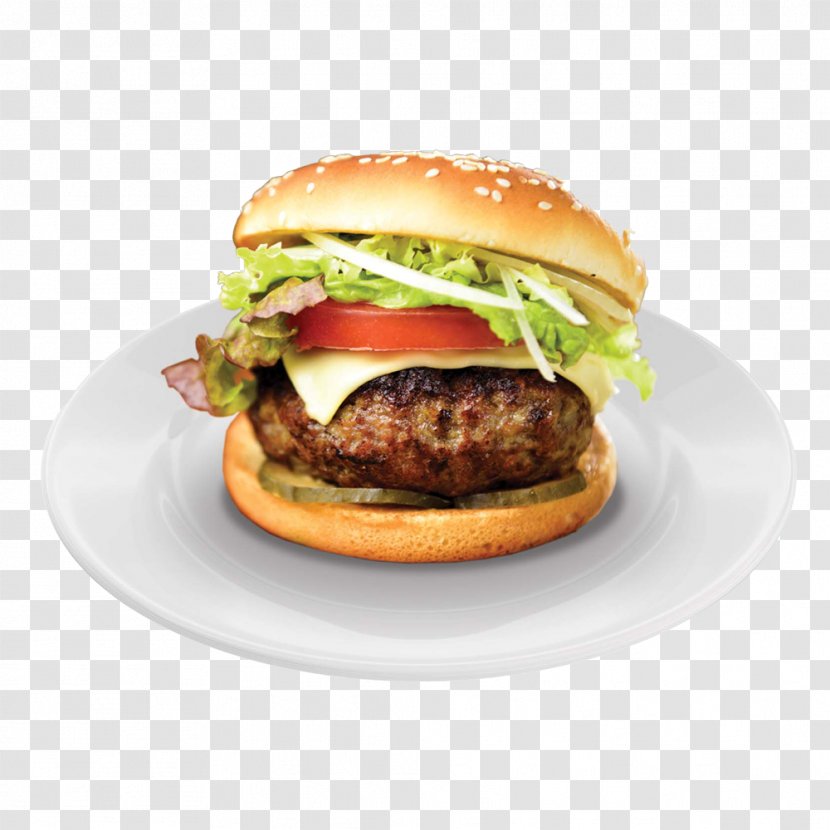 Hamburger Buffalo Burger Food Pancake Breakfast Sandwich - Beef Transparent PNG