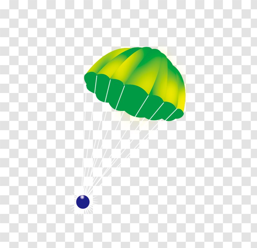 Green Parachute Download - Color Transparent PNG