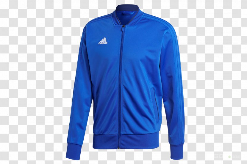Tracksuit Jacket Adidas Clothing Football Boot - Blue Transparent PNG