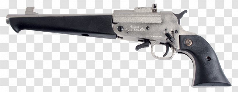 Trigger Revolver Firearm Single-shot Gun Barrel - Silhouette - Weapon Transparent PNG