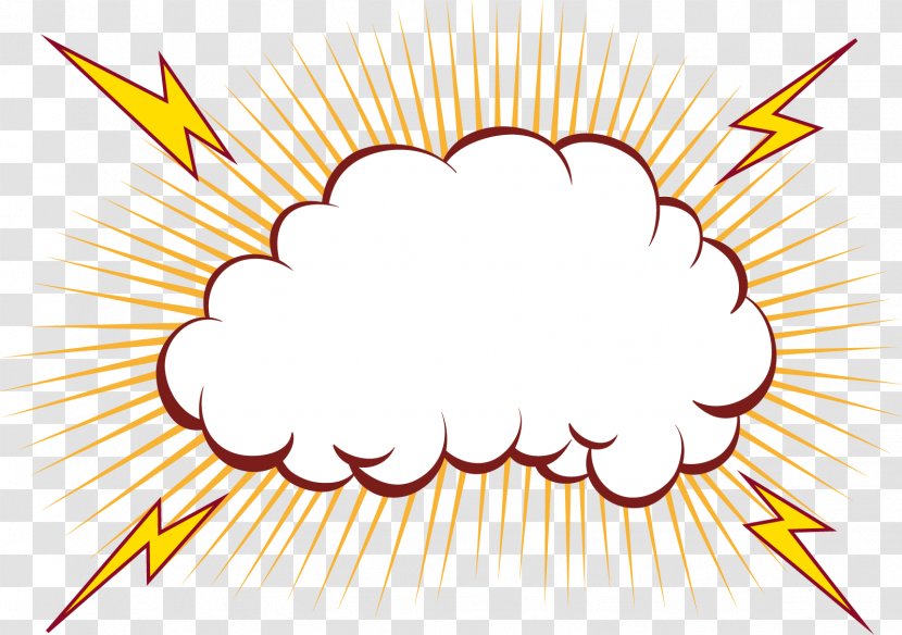 Explosion Cloud Sign - Flower - Tree Transparent PNG