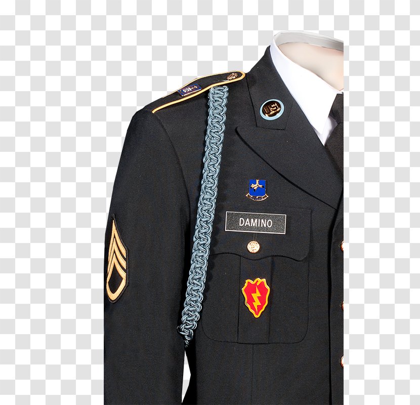 Infantry Blue Cord Army Service Uniform Military Soldier Aiguillette Transparent PNG