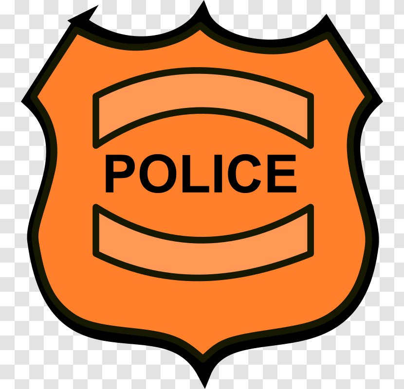Badge Police Officer Clip Art - Yellow Transparent PNG