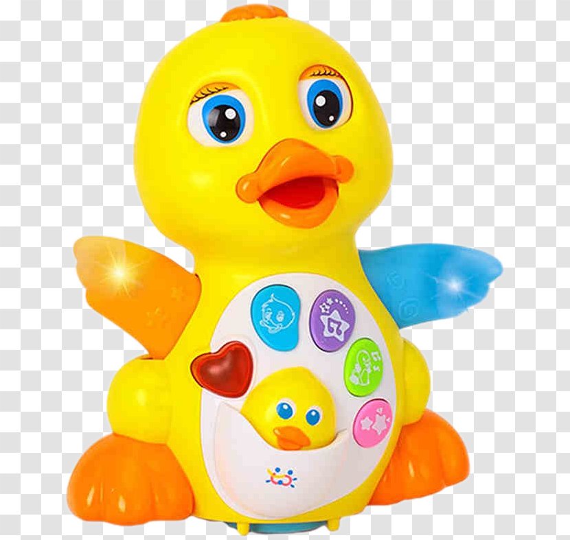 Duck Toy Child Swing Infant - Cartoon - Cute Little Yellow Transparent PNG