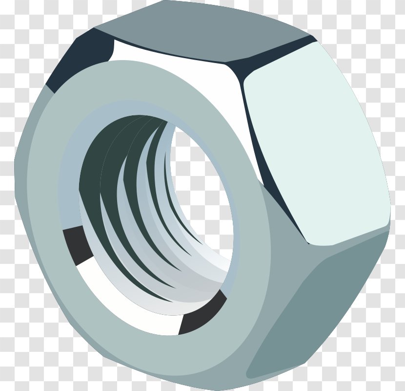 Nut Screw Clip Art - Hardware - Steel Cliparts Transparent PNG