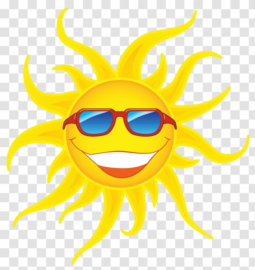 Clip Art - Stock Photography - Sun With Red Sunglasses Transparent Picture Transparent PNG