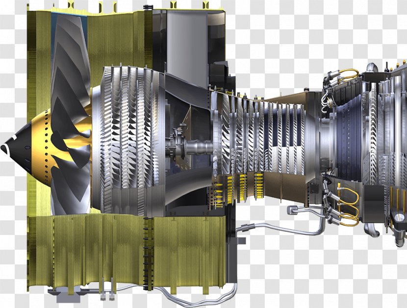 CFM International LEAP Jet Engine CFM56 - Turbine Transparent PNG