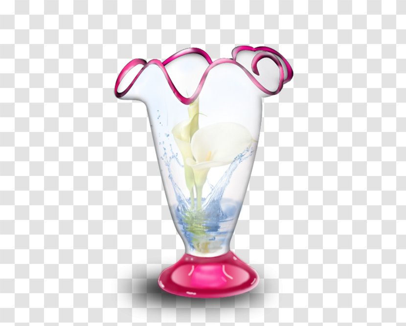 Glass Vase Transparency And Translucency - Drinkware Transparent PNG