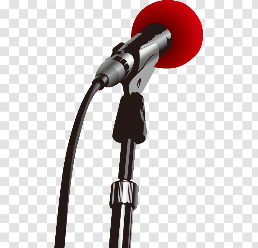 Microphone Sound Recording And Reproduction Illustration - Silhouette Transparent PNG