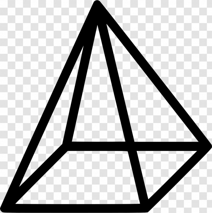 Tetrahedron Geometry Triangle Shape - Cube Transparent PNG