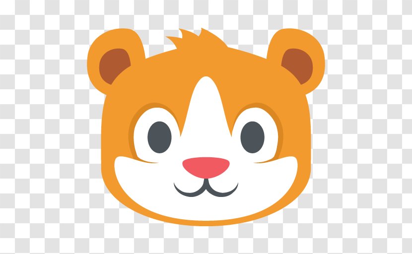 Emoji Hamster Face Clip Art - Bear Transparent PNG